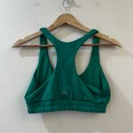 Alo Yoga Women's Scoop Neck Sweatshirt Bra Size XS Green Photo 5
