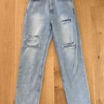 Ksubi  Jeans Straight Leg Distressed Size 28 Light Wash Blue Photo 0