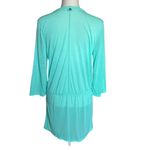 prAna Women's Keoki Tunic Top Swimsuit Cover-up Size S Green 3/4 Sleeves Beach Photo 3