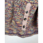 Anthropologie Puff Sleeve Knit Henley Top Women's M Boat Neck Romantic Prairie Photo 9