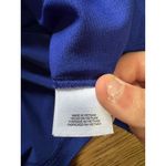 Nine West Nine West Blouse Women Size Small Blue Sleeveless Stretch Office Career City Photo 5