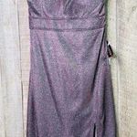 Teeze Me Size 9/10 Rose Shimmering Glitter Sleeveless Strapless Mini Dress Photo 0