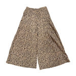 Anthropologie Isobel Pleated Wide-Leg Animal Print Pants Size S Photo 0