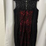 City Chic  Strapless Black and Red Dress Photo 6