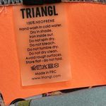 Triangl Light Blue Orange Purple Multicolor Lightly Padded Bikini Top Size Small Photo 5
