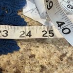 Pink Rose Large Blue Pink White Geometric Top Photo 4