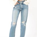 Women’s MOTHER The Tomcat Jeans Wash The Confession Blue Size 26 Photo 0