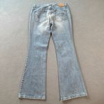 American Eagle Vintage Y2K  Wide Leg Flare Jeans Womens 8 Low Rise Light Wash Fad Photo 1