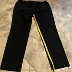 Ellen Tracy  straight leg ankle length dress pants stretchy size 6 black Photo 1