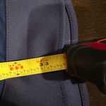 Lulus Lulu’s Navy Blue Midi Spandex Fit & Flare Sheer Stripes  Dress Sz XS Photo 12