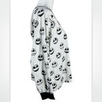 Disney Nightmare Before Christmas Jack Skellington Velour Sleep Pajama Shirt Lg Photo 4