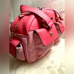 Juicy Couture NEW Glitter Pink White Bowler Bag Photo 1