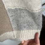 Orvis New Vintage Mohair Patchwork Neutrals Oversized Sweater Size M men Photo 6