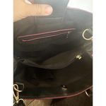 Bebe  Purse Shoulder Y2K Steam Punk Witchy Grunge Goth Emo Black Pink Bar… Photo 8