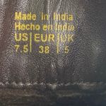 ALDO  Etelilla Women's Brown Leather Zip Up Block Heels Chelsea Ankle Boots 7.5 Photo 4