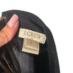J.Crew  Black Wool Blend Zipper Back Fitted Mini Skirt Women Sz 2 Photo 7