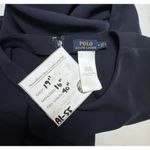 Ralph Lauren POLO Maxi /beach Dress Short Sleeve Slit Pullover Navy Sz 4 Photo 12