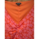 Wild Fable  Orange Flower Power Mesh Mini Dress Size Medium 70s Hippie Costume‎ Photo 4