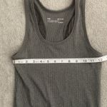 Under Armour LN Fitted Heat Gear Gray Women's Size S UA Workout Tank Top Photo 7