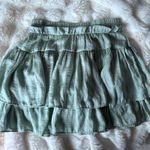 Dry Goods  Ruffle Skirt Green Mini Photo 1
