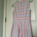 Vineyard Vines Abacos Stripe Tassel Jumpsuit Sleeveless Style 2Q010365 Size 0 Photo 2