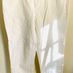Topshop White Mom Jeans Maternity size 36 High Rise Photo 0