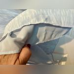 Nine West  sleeveless top - light blue & white. Size Large. V neck. Photo 4