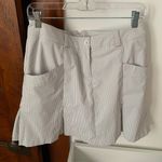 Nike Striped and Pleated Gold Skirt Photo 0