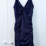 Lucy in the Sky  Talia Front Twist Mini Dress - Navy - S Photo 3