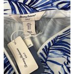 Tommy Bahama  Golf Jacket Women's Small Blue Zip Up Long Sleeve Tropical Leaf Photo 1