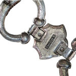 Chico's Vintage Ornate Silver Tone Medallion Link Belt Adjustable O/S Boho Western 40" Photo 7