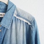 Anthropologie Etienne Marcel Washed Denim Long Sleeve Dress Photo 5