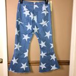Altar'd State Altar’d State Star Print Cropped Flare Jeans Light Wash Small Photo 1