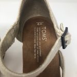 Toms  Taupe Strap Wedges Size 9 Photo 1