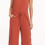 Forever 21 Sleeveless Jumpsuit with Pockets and‎ Side Slits - Casual Chic Medium Photo 0