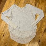 We The Free Free People  Catalina Oversized Thermal Top Ice Blue Women’s Large Photo 1
