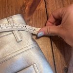 WAYF  Shimmering Silver Leggings Photo 6