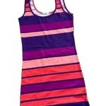 Local green striped long tank top multicolor SM Purple Photo 0