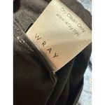 WRAY Black Cotton Pleated Wide Leg Cropped Culotte Trousers Pants Size 10 Photo 7