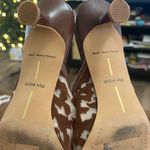Dolce Vita Cleo Bow Slip Kitten Heel Mules Size 8 Brown Photo 5