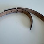 Brighton Women’s Vintage Ladies Black Leather Silver Hardware Dress Belt Photo 4