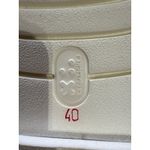 Pas De Rouge Women's Gray Leather Perforated Lace Up Oxford Shoes Size 40 Photo 8