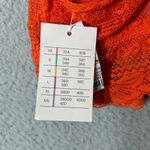 Auden Bralette Womens XS Orange High Apex Adjustable Unlined Lace Racerback NEW Photo 5