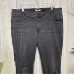 Madewell 9" Mid-Rise Skinny Jeans in Black Sea Plus Size 36 = Size 22 Photo 3