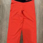 Nike Pro Women's Dri-Fit Orange Compression Training Capri Leggings Size XS Photo 0