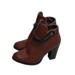 Olivia Miller  Brown Ankle Boots With Chain Embellishment Fall Winter Fashion  6 Photo 3