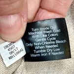 Lane Bryant Oatmeal Heathered Tan V-neck Sweather Chiffon Trim 18/20 Photo 8