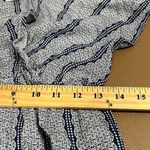 Romeo + Juliet Couture  medium navy white romper vneck snaps shut 1.5” inseam nwt Photo 3