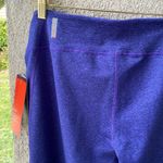 Zella 🆕🪻  Nordstrom Live-In Slim Fit Knee Shorts/Capris, Black & Purple NWT, XL Photo 4