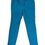 Ann Taylor Loft Cotton/Spandex Blue Turquoise Jeans Modern Skinny Sz 14 Photo 4